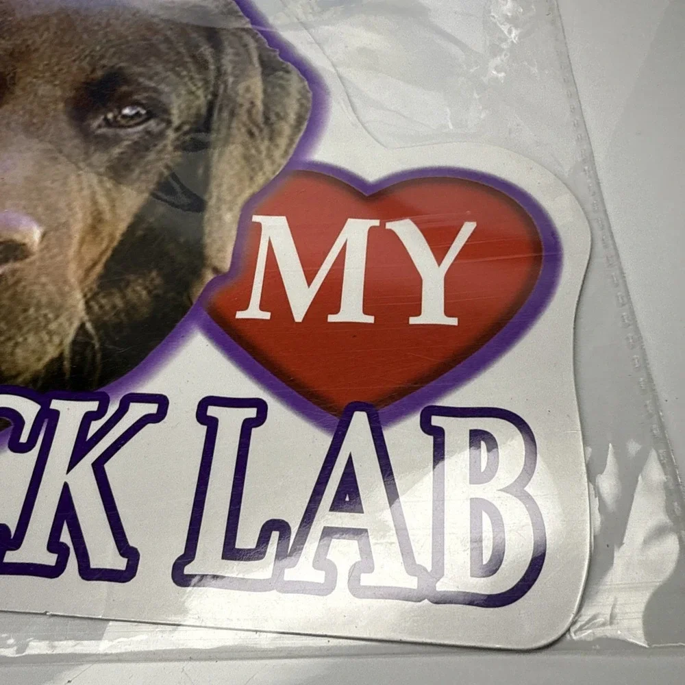 Chocolate Lab Labrador Retriever Mega Auto Car Fridge Magnet Lovely